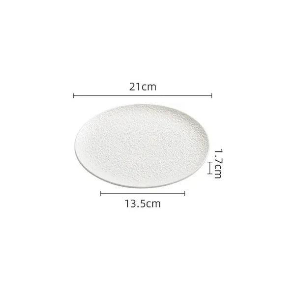 Assiette Ronde Céramique | Crunch