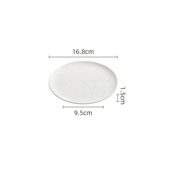 Assiette Ronde Céramique | Crunch