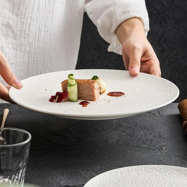 Assiette Ronde Céramique | Crunch