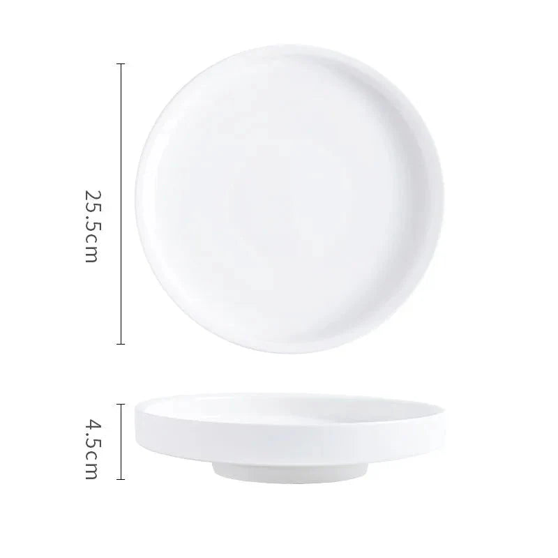 Assiette Ronde Céramique | Halo