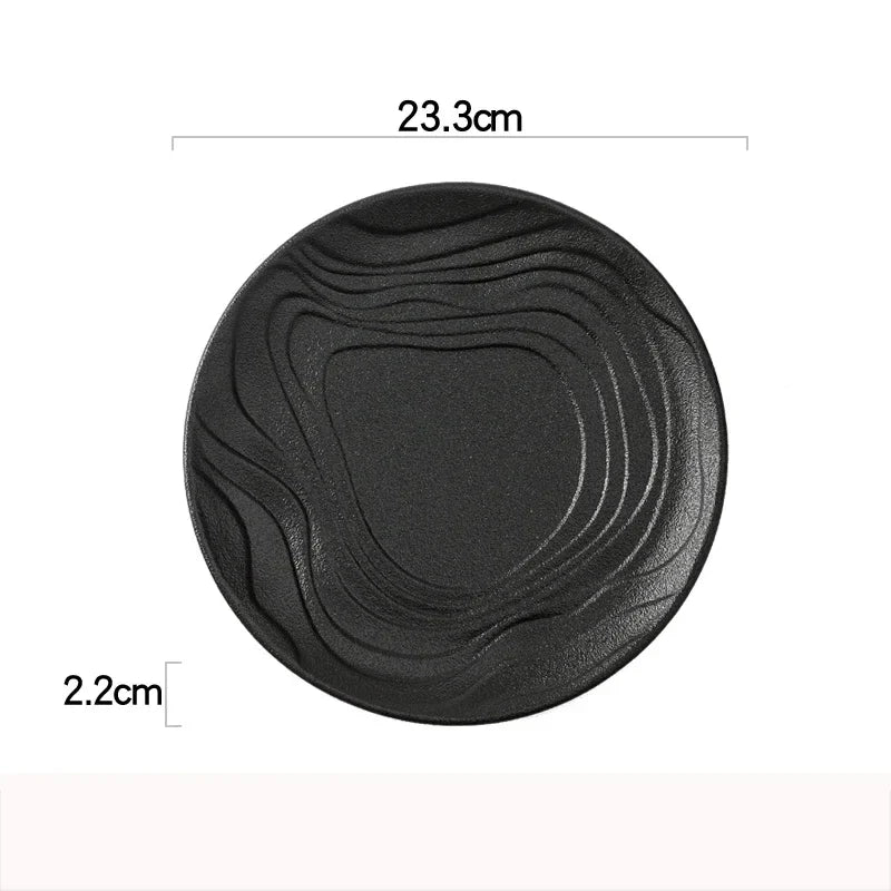 Assiette Plate Céramique | Wave