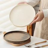 Assiette Ronde Céramique | Rust