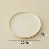 Assiette Ronde Céramique | Rust