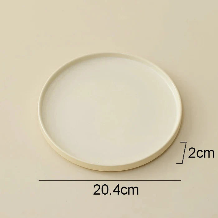 Assiette Ronde Céramique | Rust