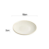 Assiette Ronde Céramique | Aura