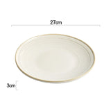 Assiette Ronde Céramique | Aura