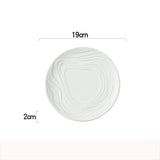 Assiette Plate Céramique | Wave