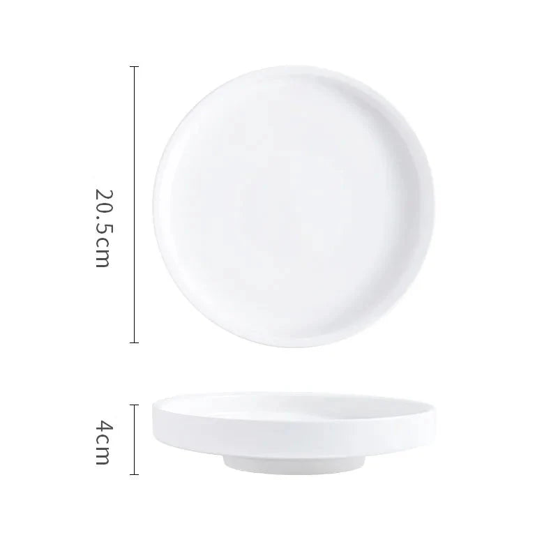 Assiette Ronde Céramique | Halo