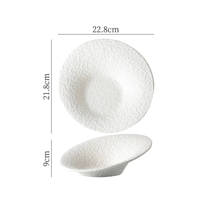 Assiette Ronde Céramique | Crunchy