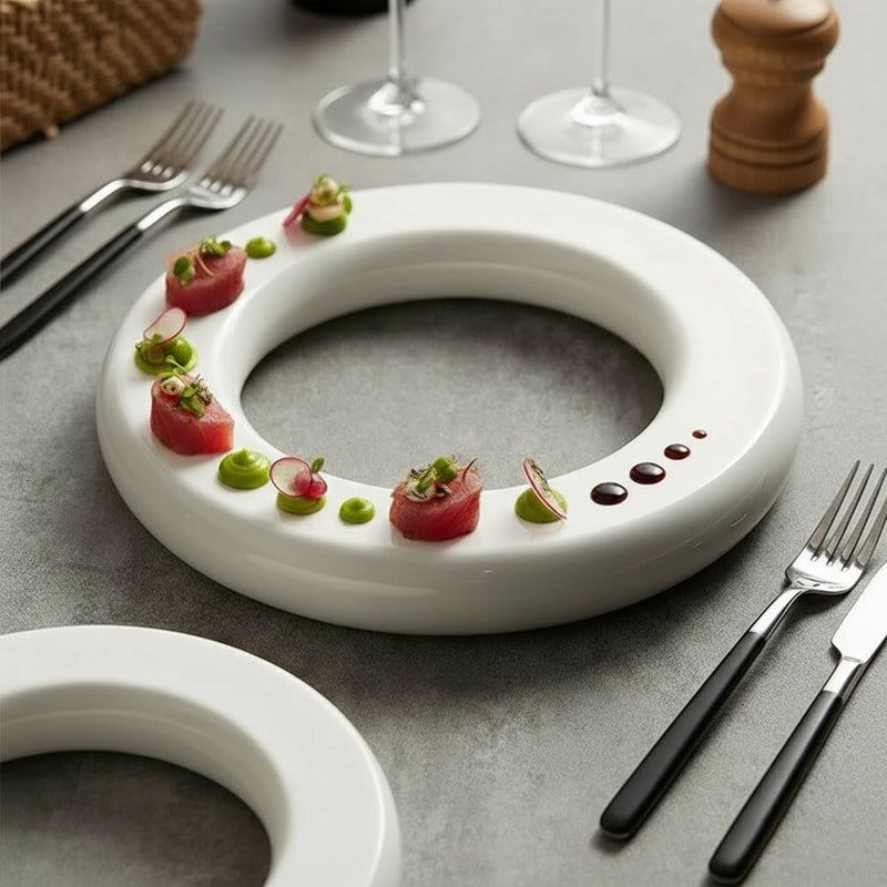 Assiette Anneau Céramique | Orbita