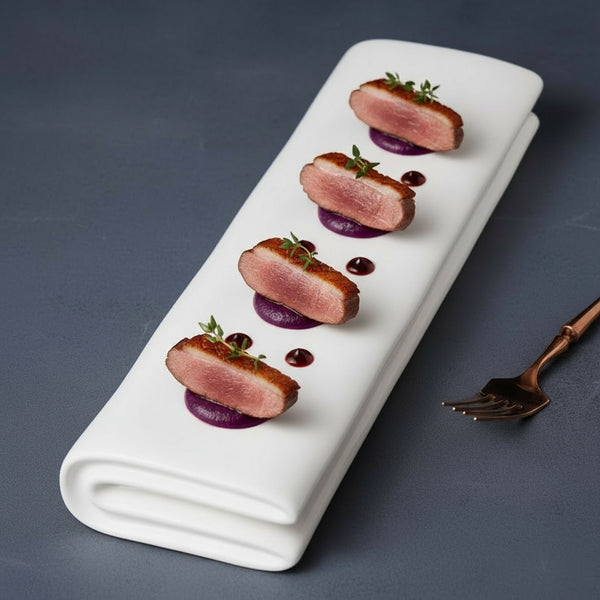 Assiette Plissé Céramique | Royal