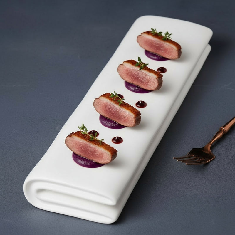 Assiette Plissé Céramique | Royal