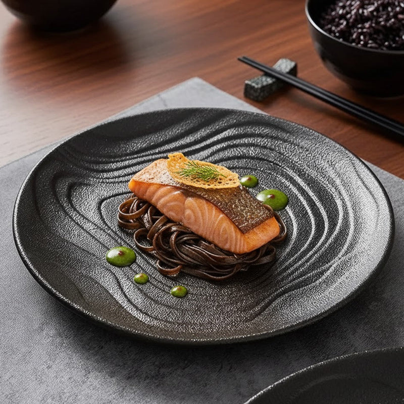 Assiette Plate Céramique | Wave