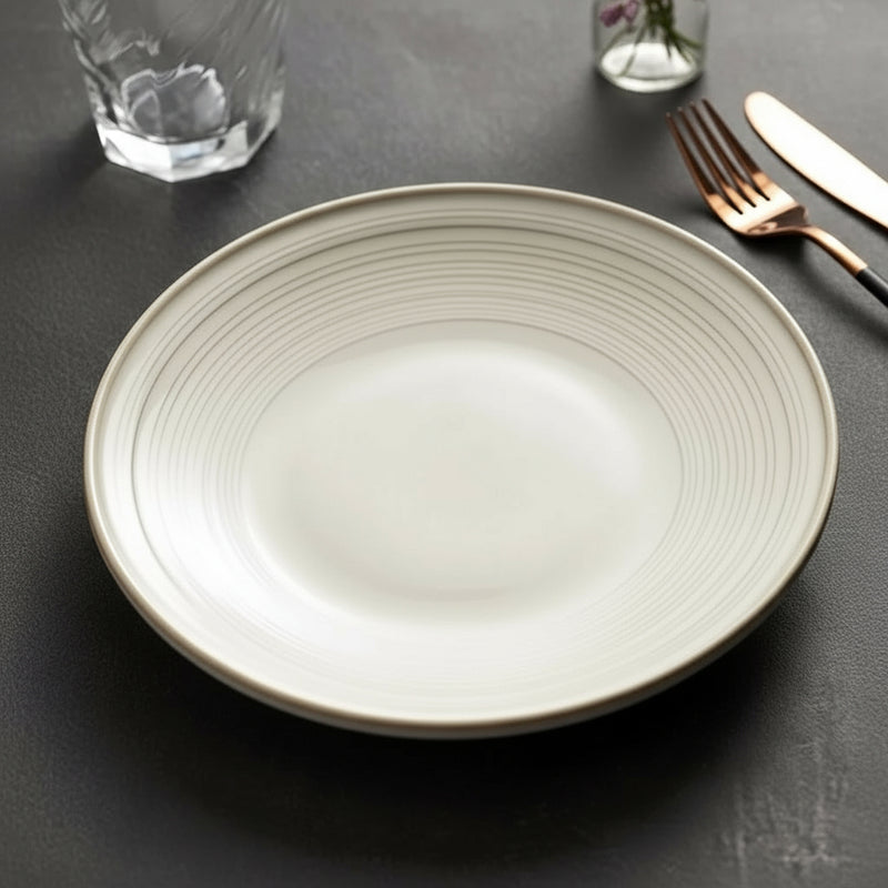 Assiette Ronde Céramique | Aura