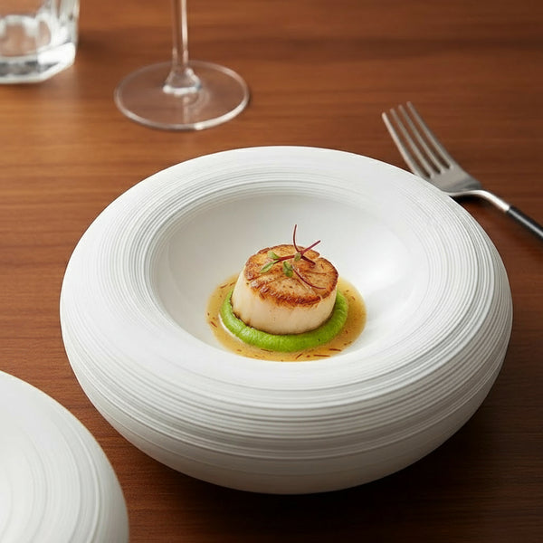 Assiette Ronde Céramique | Nuvia