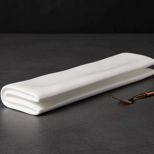 Assiette Plissé Céramique | Royal