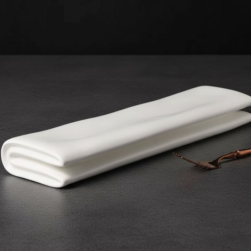Assiette Plissé Céramique | Royal